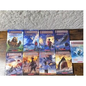 I Survived Book Lot 9 Books Kids Historical Fiction Lauren Tarshis Scholastic